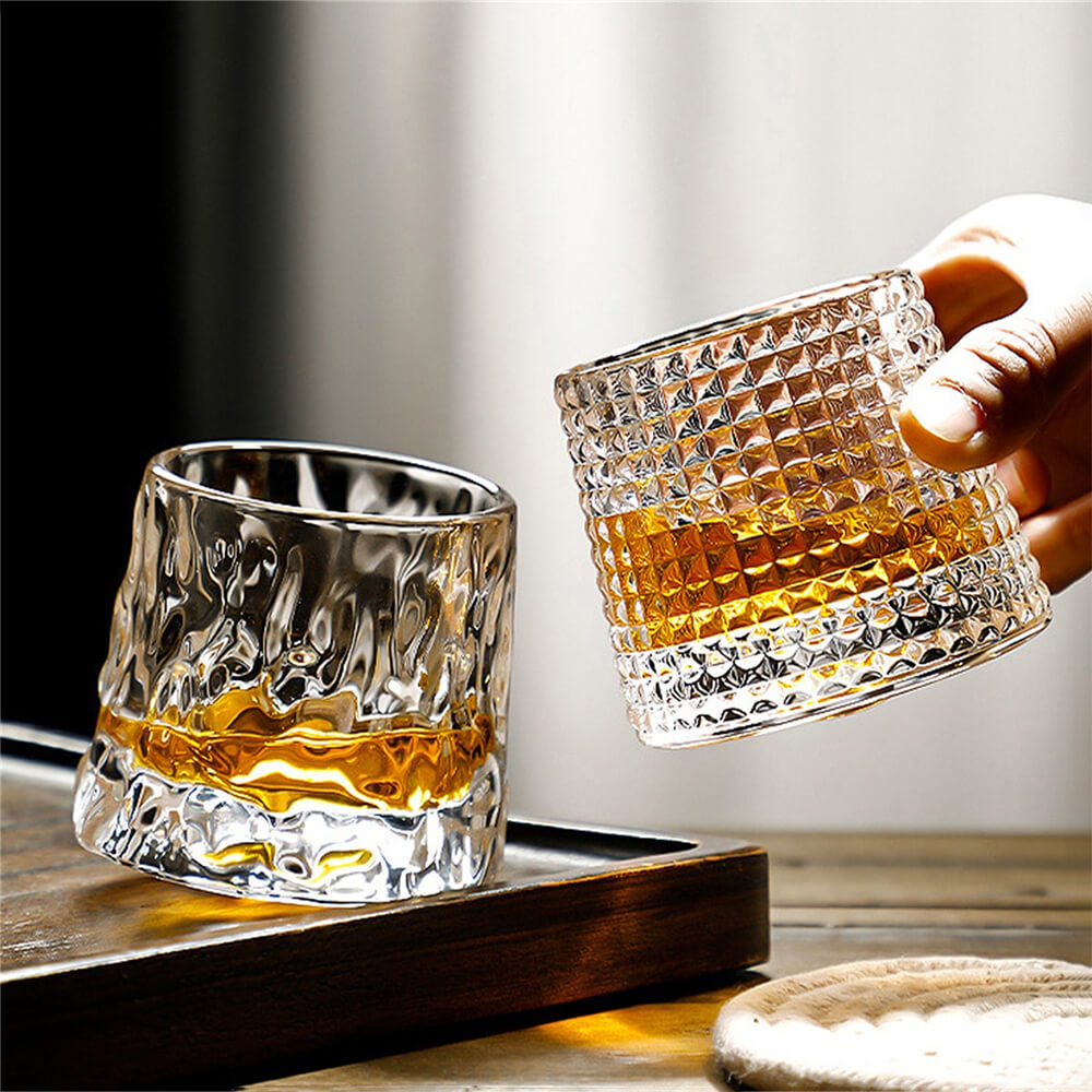 Vance Old-Fashioned Rotating Glasses